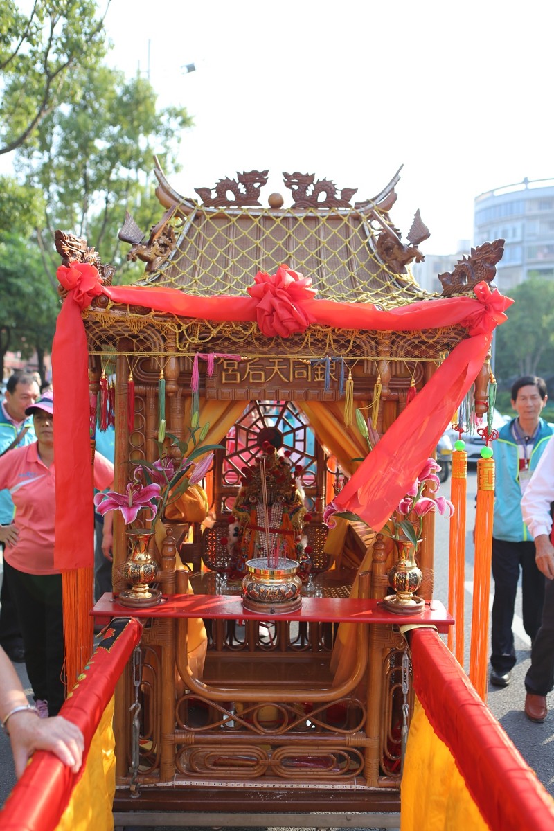 訪銀同廟媽祖座轎